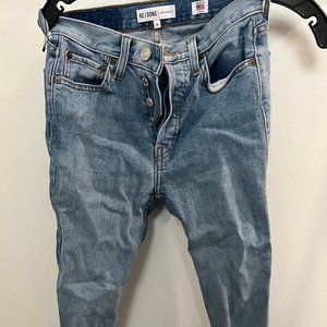 NWOT RE/DONE Originals High Rise Ankle Crop Light 24